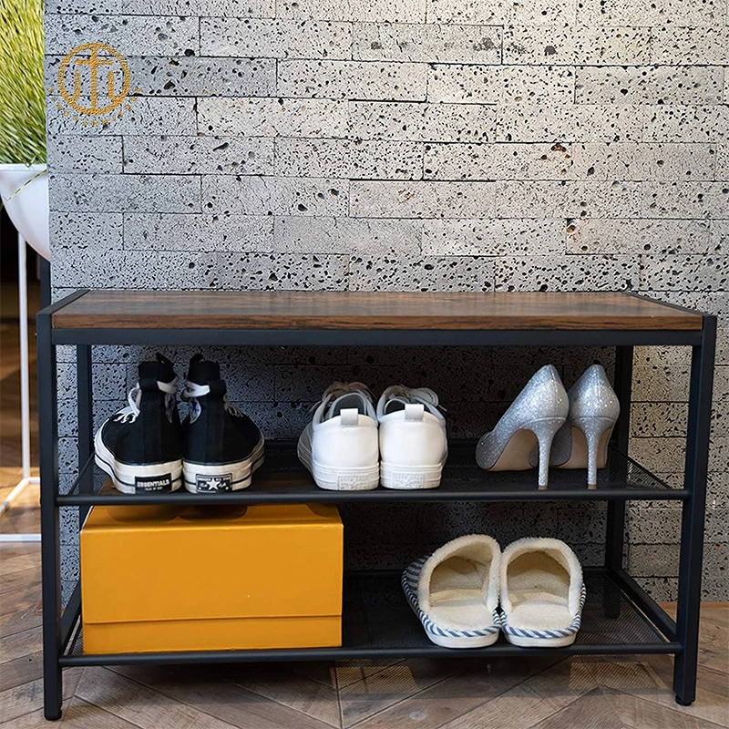 Practical Wooden Multifunctional Small Shoe Cabinet