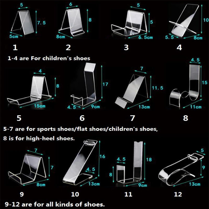 Custom Acrylic Shoes Display Rack Sneaker Shoe Holder