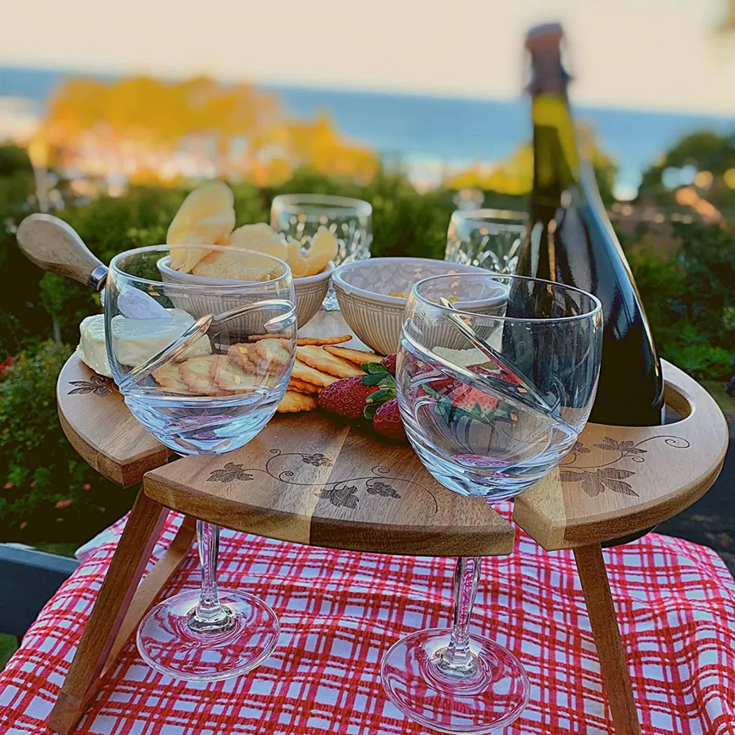 Outdoor Wine Table Outdoor Folding Wine Table Portable Wine Table Beach Table Perfect Picnic Table Tray