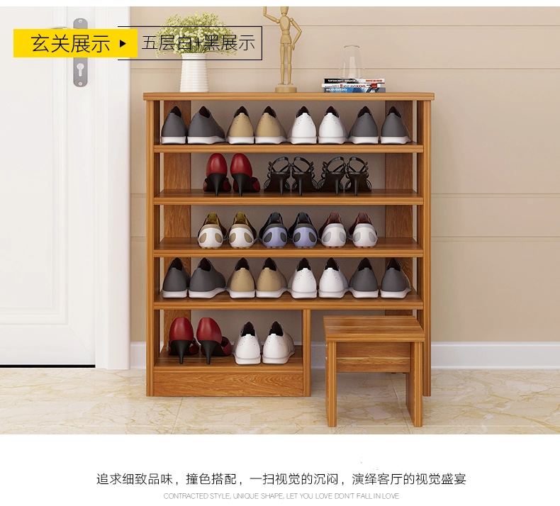 Small Size Shoes Rack Made in Melamine MDF &Chipboard