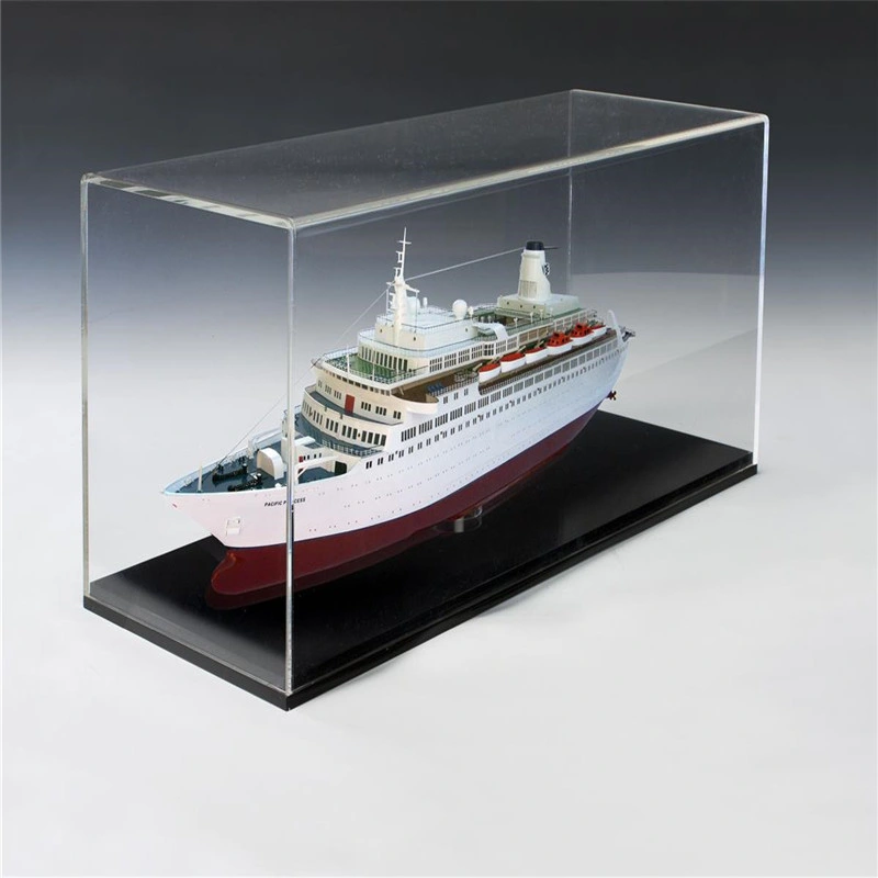 Wholesale Clear Transparent Plexiglass Shoe Box Rectangular Acrylic Display Stand