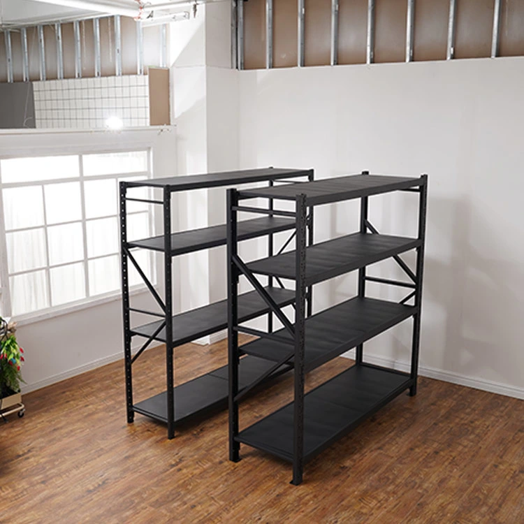 Metal Steel Shoes Clothes Usage Black Pantry Corner Rectangular Shelf