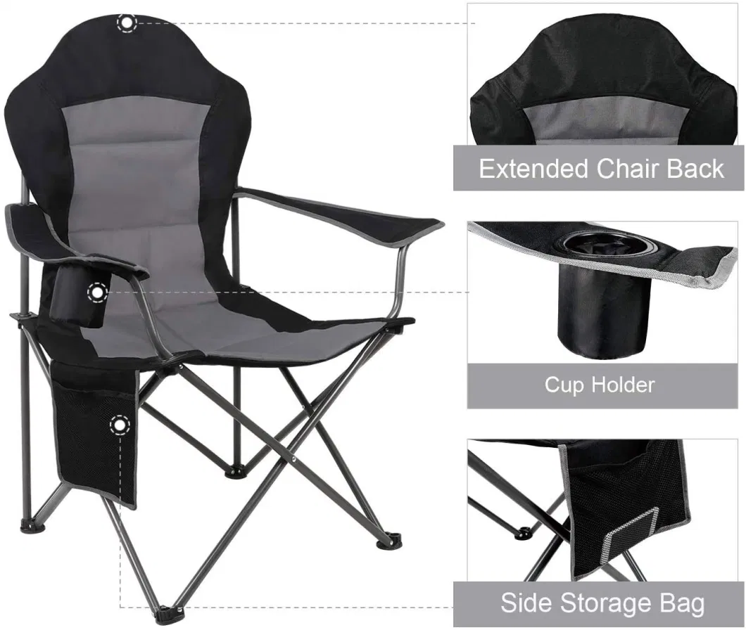 High Back Lightweight Camping Heavy Duty Outdoor Metal Garden Folding Plastic Chair