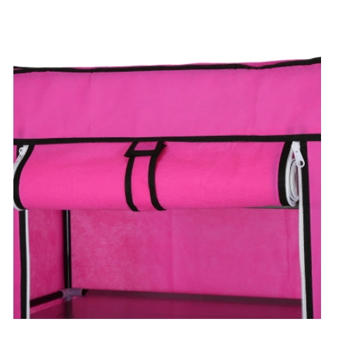 Non-Woven fabric Folding Tall Shoe Racks with Steel Tube