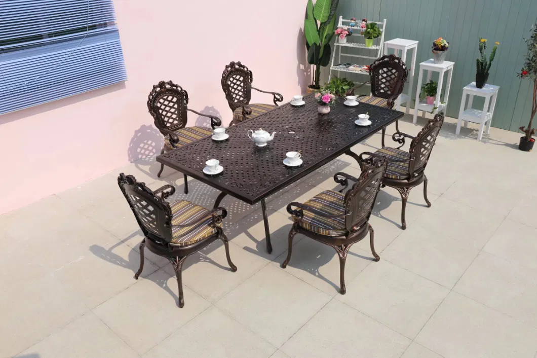 Outdoor Tables and Chairs The Leisure Place Outside The Home Stay Facility Outside The Balcony Waterproof Sunscreen Milk Tea Shop Open Tables and Chairs