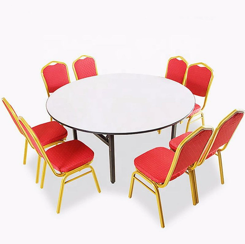 Wholesale Cheap Luxury Stackable Rental Gold Metal Iron Steel Frame Event Wedding Hotel Hall Furniture Banquet Chairs for Sale