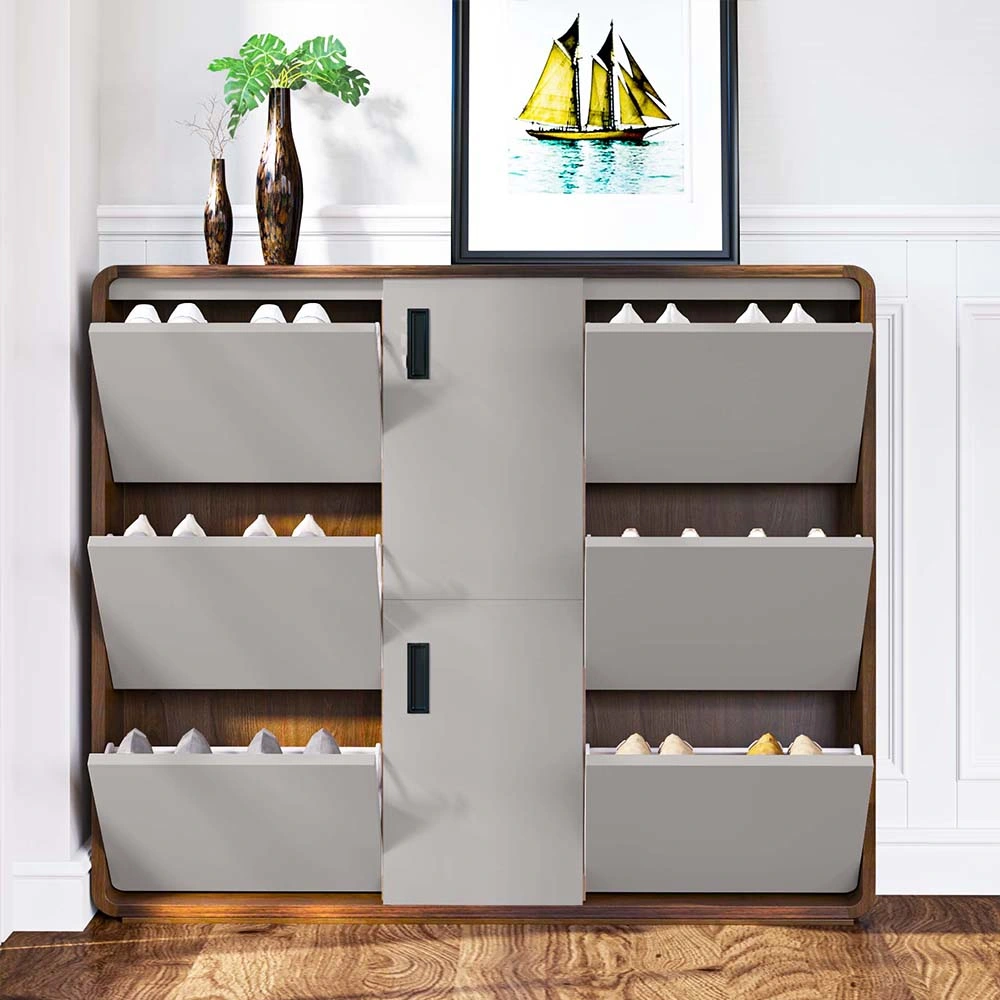 Ultra-Thin Shoe Cabinet for Store at The Door, Narrow Shoe Cabinet Shoe Storage