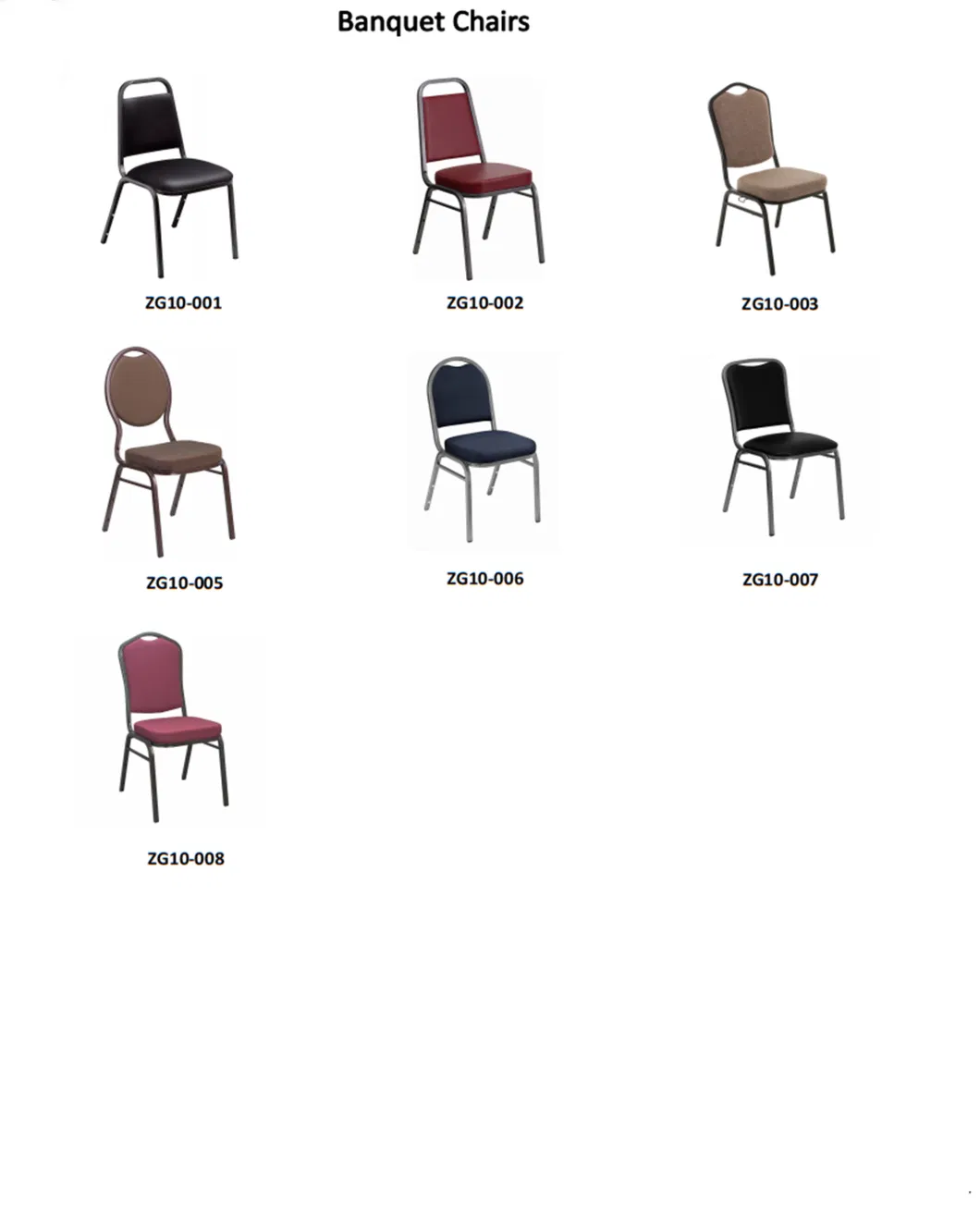 Professional Manufacturer of Stackable Burgundy Fabric Crown Metal Steel Hotel Dining Furniture Banquet Chair (ZG10-003)