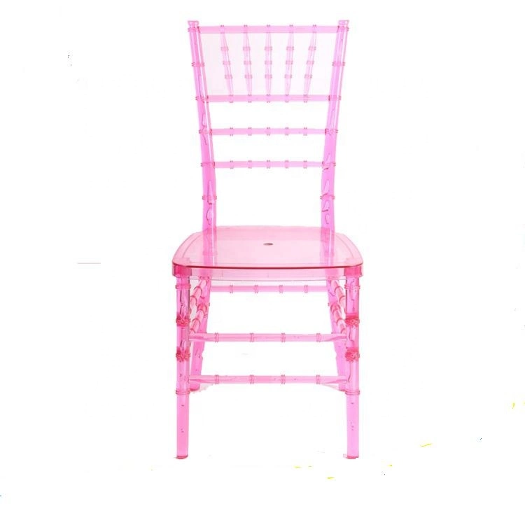 Wholesale Clear Crystal Plastic Tiffany Chair Wedding Resin Chiavari Chair