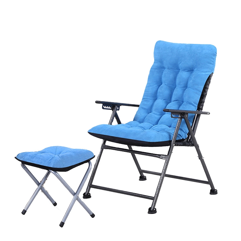 Furniture Home Outdoor Hotel Modern Folding Chairs Adjustable Yard Picnic Beach Leisure Lazy Lounge Recliner Metal Deck Chair