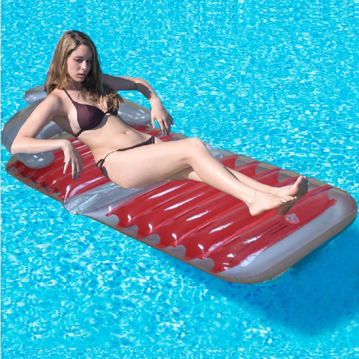 2023 New Inflatable Pool Floats Comfortable Foldable Chair Floating Bed Lounge Beach