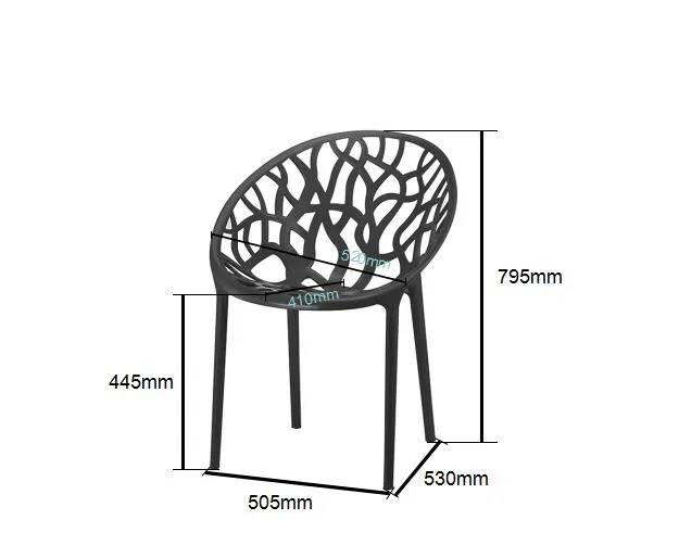 Wholesale Cheap Modern Design Hollow out Dining Chair