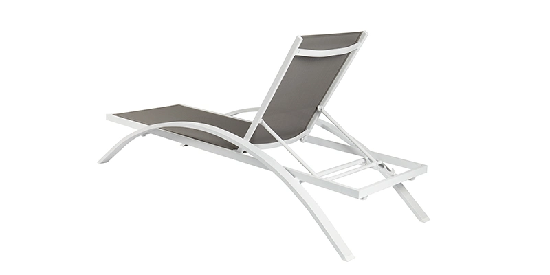 Hot Sell Aluminum Outdoor Beach Chair Chaise Lounge for Poolside Sun Lounge