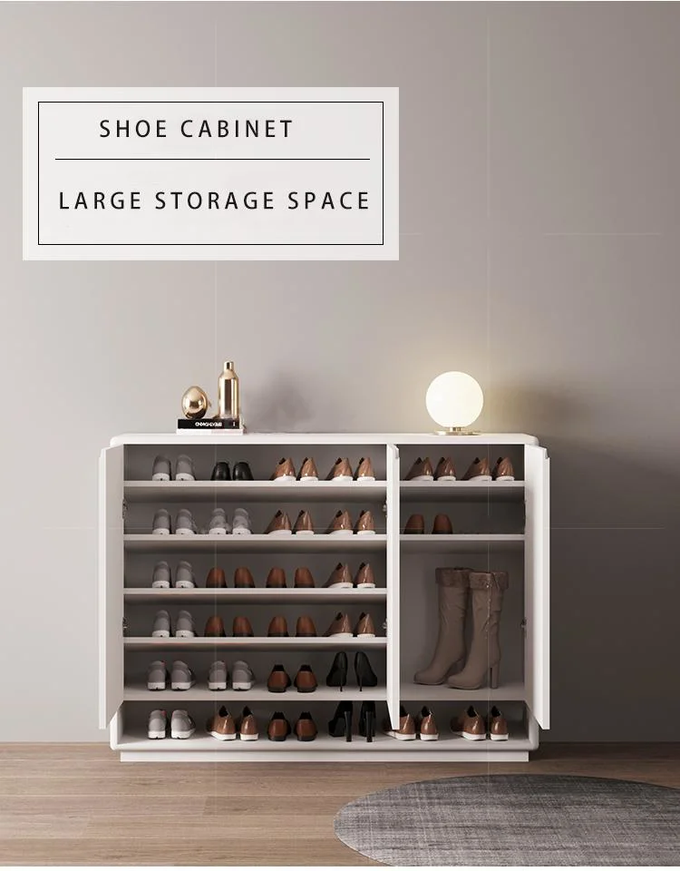 Italian Style Multi-Functional Shoe Cabinet with Large Storage Space