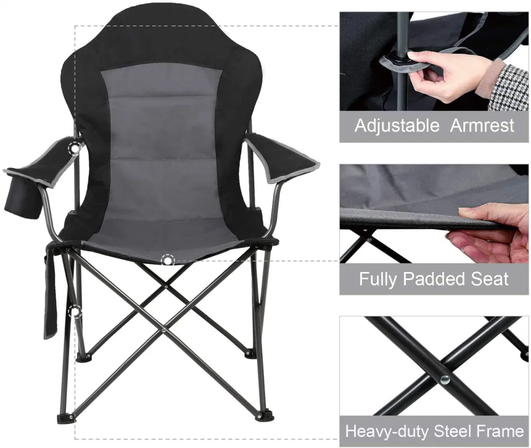 High Back Lightweight Camping Heavy Duty Outdoor Metal Garden Folding Plastic Chair