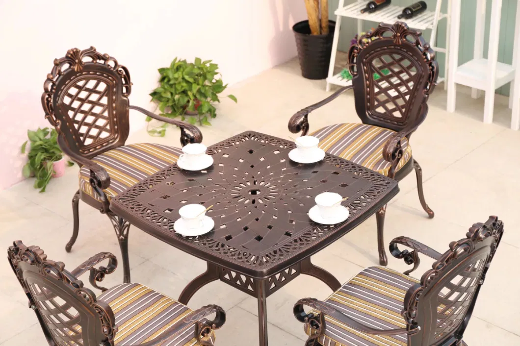 Outdoor Tables and Chairs The Leisure Place Outside The Home Stay Facility Outside The Balcony Waterproof Sunscreen Milk Tea Shop Open Tables and Chairs