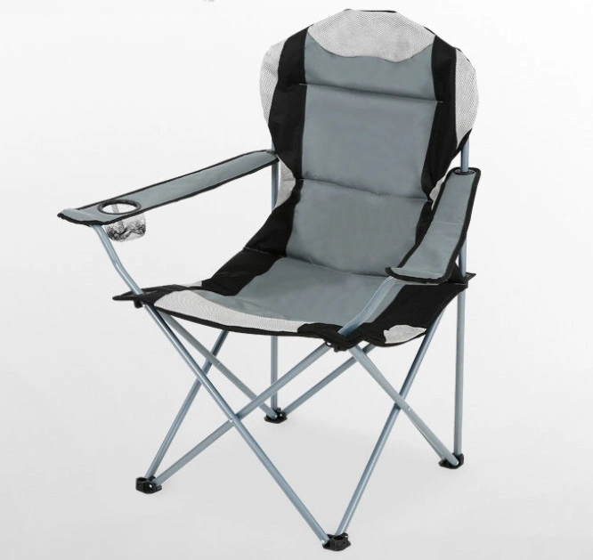 Cotton Backed Chair Folding Recreational Camping Fishing Beach Chair with Armchairs