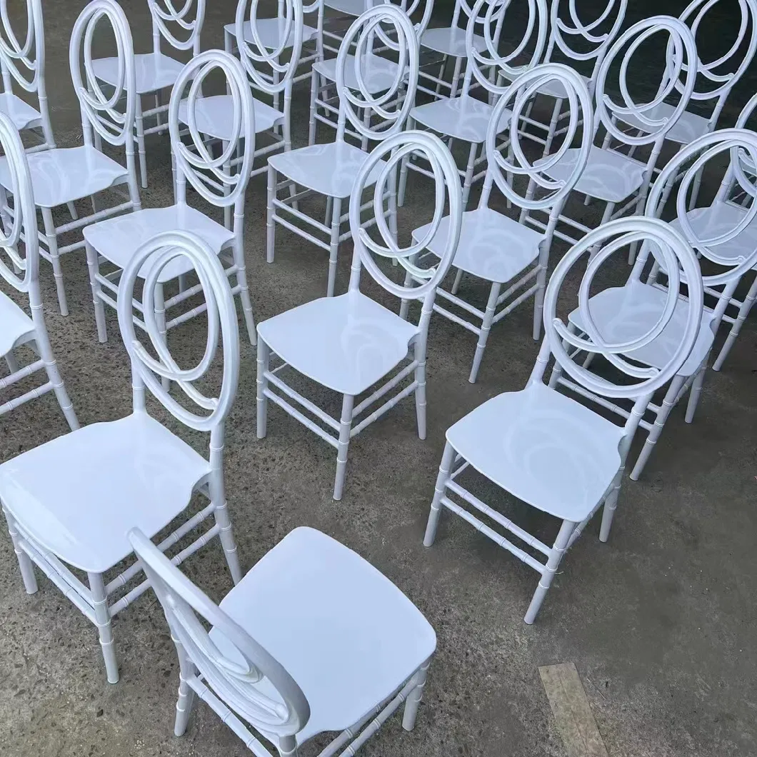 Wholesale Monobloc White Stackable Plastic Outdoor Elegant Outdoor Garden Wedding Chair