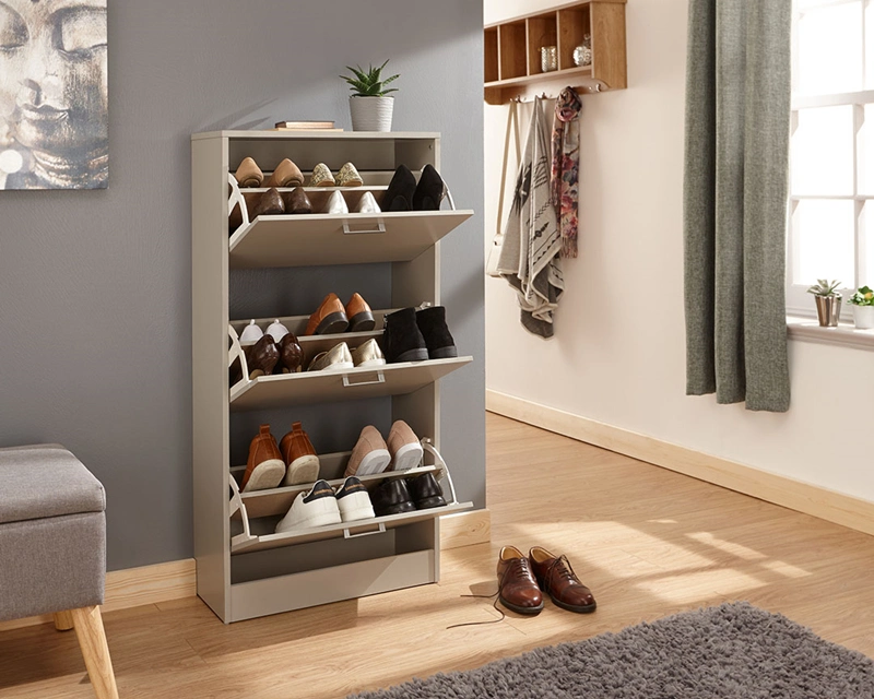 Stylish and Simple Three-Layer Storage Shoe Cabinet 0441