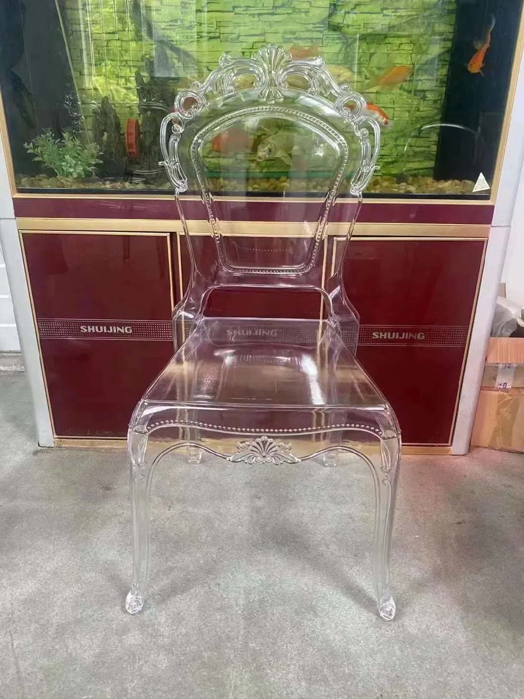 Wholesale Wedding Transparent Chair and Event Stacking Acrylic Ghost Crystal Clear Transparent Chair Plastic Chiavari Chair