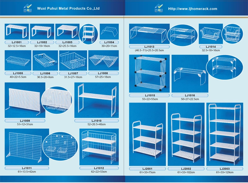 Free Standing 3 Tiers Wire Prong Hangers Holder Metal Storage Organizer Shoes Rack (pH2308Z)