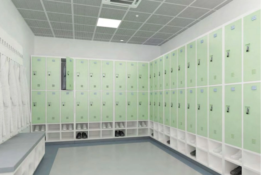Modern Furniture Customization Steel Locker Clothes Storage School Hospital Changing Room Metal with Padlock Shoe Cabinet