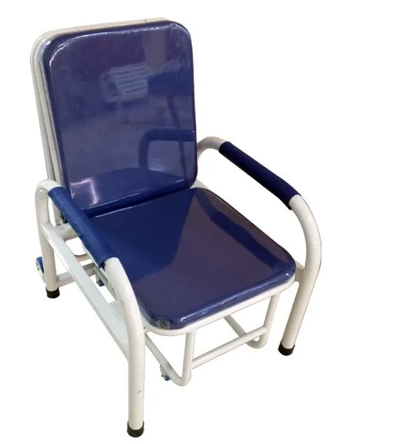 High Quality Professional Collapsible Accompany Patient Hospital Escort Transfusion Medical Chair