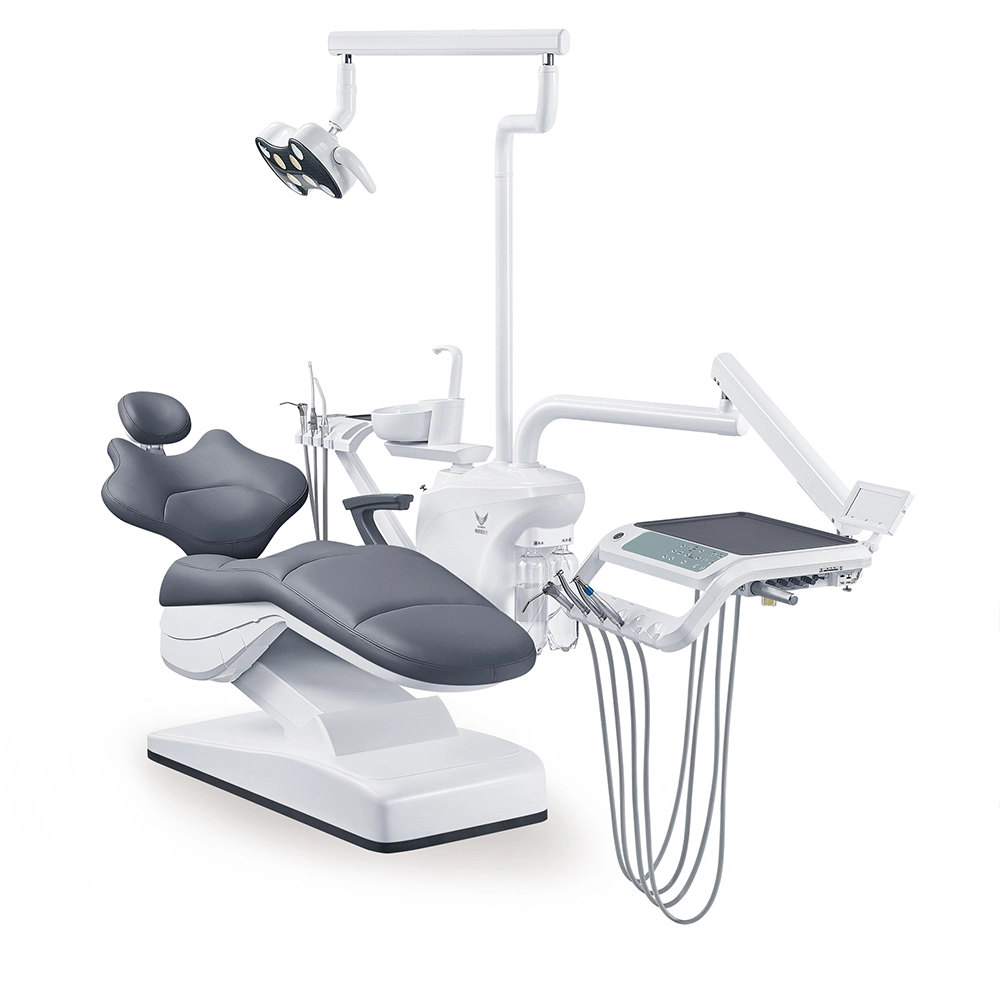 Wholesale Three Fold Type Dental Chair with Micro Fiber Leather Cushion