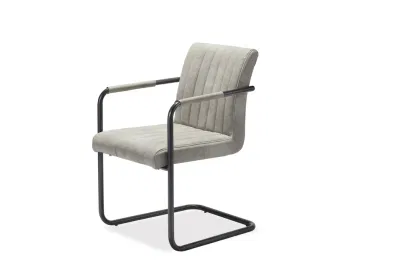  Fábrica al por mayor Industrial moderno Jardín Muebles al aire libre Cuero reposabrazos Sofá Chair Party Banquet Cafe Wedding Metal Dining Chair