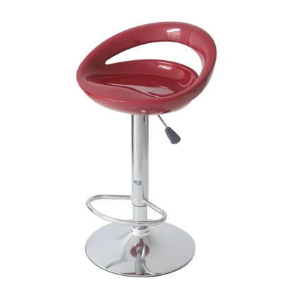Taburetes Nueva casa de alto lujo Metal nórdico PP de cuero de cocina Silla de alto y moderno mobiliario barato Taburetes con Back