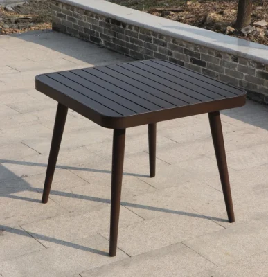 Impermeable al aire libre bronceador leche té café tienda Paño de red de aleación de aluminio silla de mesa Villa pequeño patio al aire libre