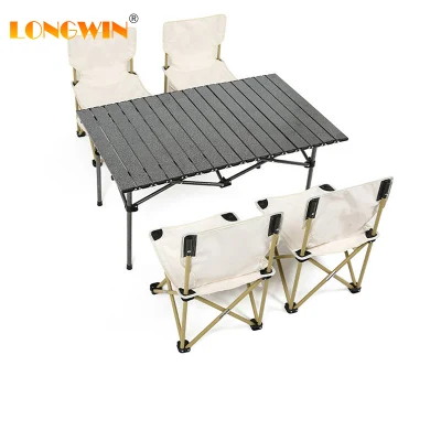 Juego de comedor extensible de Patio Tenis negro resistente al agua Fogata muebles modernos de madera para Modren sillas mesas y sillas al aire libre