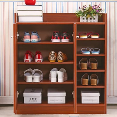 Made in China Modern Home Wooden Storage Cabinet Living Room Cabinets Shoe Rack Wooden Shoe Cabinet Rack with Door and Shelf