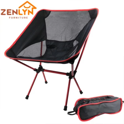  Asiento plegable de nylon Super-Light silla de descanso Playa portátil Ocio Pesca Silla de camping