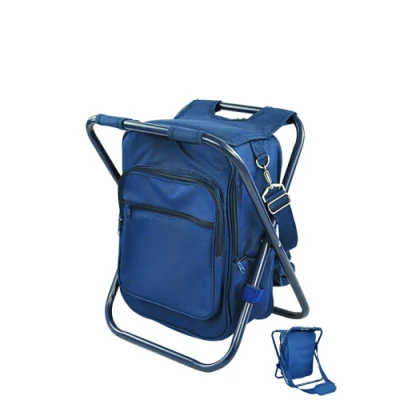 2 en 1 de Pesca Pesca silla plegable silla Wear-Resistant Bolsa Mochila confortable al aire libre caza equipo de escalada Bl21747