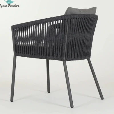Blanco y negro se puede personalizarse Color exterior de alta calidad Silla de comedor