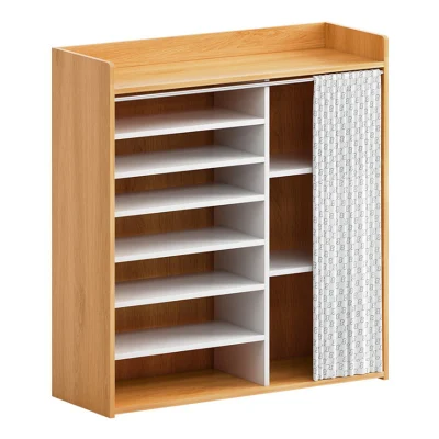  Good-Looking Interior, puerta sencilla, económica multicapa para rack de polvo, de gran capacidad Doorless Gabinete Zapata