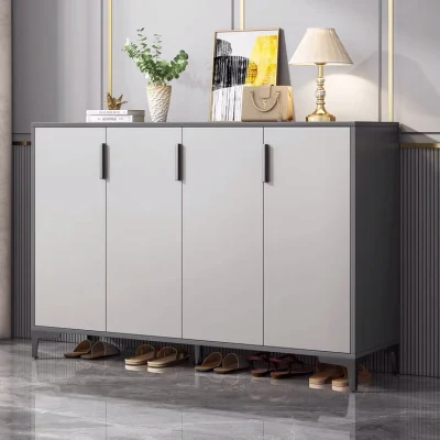 Madera de alta calidad Casa moderna sala de estar Cocina Muebles de Comedor Sala de almacenamiento de armario armario rack de Zapata Zapata (UL-22NF1074)