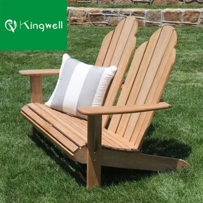 Balcón Venta caliente muebles para exteriores sillas de jardín patio con madera de teca