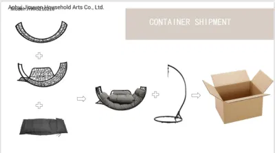 Caliente el anillo mágico de las ventas de ocio al aire libre silla Huevo silla colgante de ratán Sillón Swing