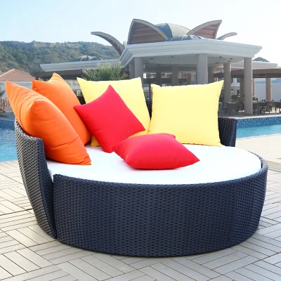  Las Hamacas hamacas Silla plegable de cojín de muebles de madera de Metal Chaise Sun-Lounger Piscina