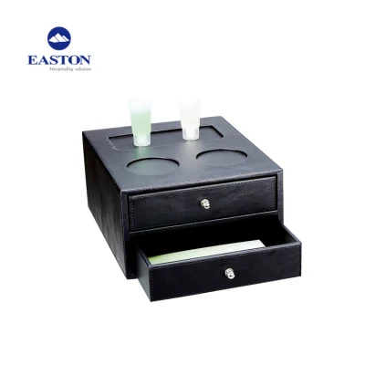 Hotel Classic Popular PU Leather Shoe Storage