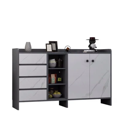 Madera de alta calidad Casa moderna sala de estar Cocina Muebles de Comedor Sala de almacenamiento de armario armario rack de Zapata Zapata (UL-22NF1074)