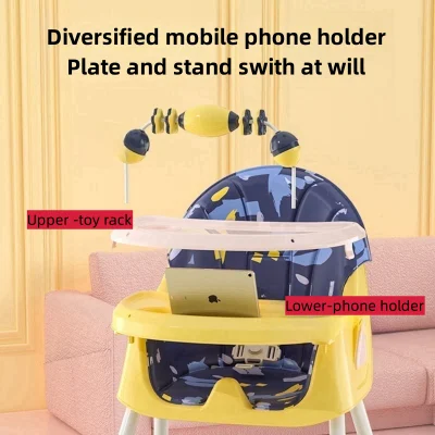 Cómodo y seguro para niños plegable multifunción Silla de Comedor