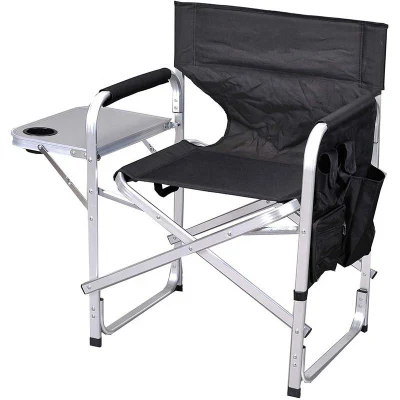 Camping cómoda silla de pesca portátil plegable con mochila de soporte de varilla