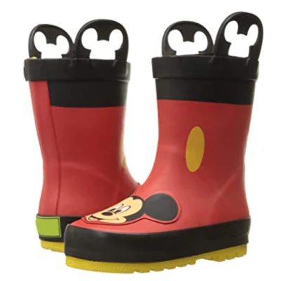  Los niños calzado resistente al agua de lluvia botas de lluvia Zapatos Lindos