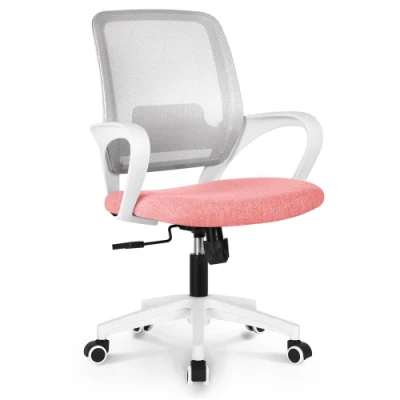 Mobiliario de oficina Ergo Computer silla giratoria de oficina con cuerpo blanco
