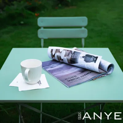 Mobiliario portátil Camping exterior y barbacoa Tea Table plegable pequeño Mesa de comedor