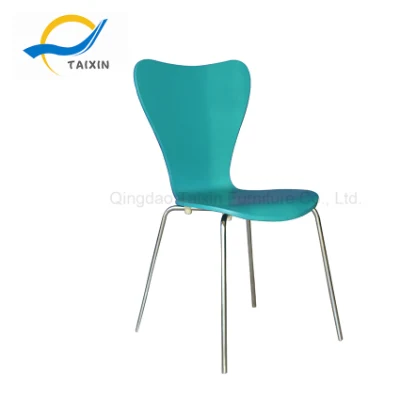  Doblar la madera de estilo simple Silla de Comedor para Restaurante
