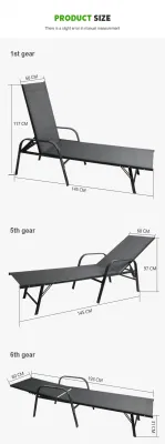  Beach Lounge Chair, tumbonas plegable reclinable ajustable